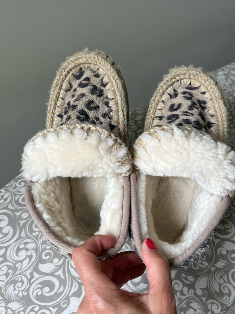 MOU Leopard Print Bounce Ankle Boots - Picture 3 of 8